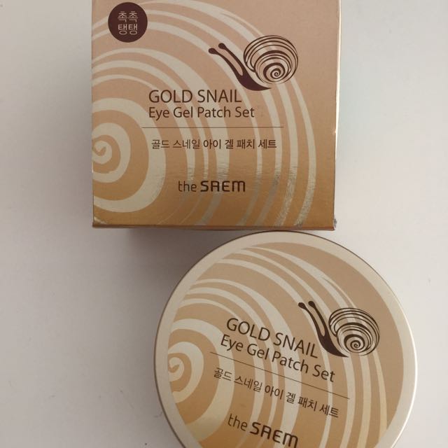 The Saem Gold Snail Eye Gel Patch Set, Beauty & Personal Care, Face