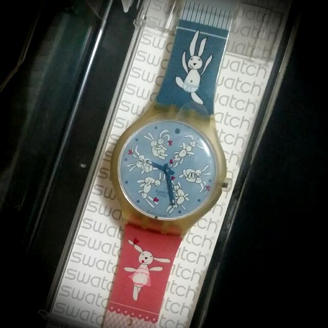 Vintage Bunnysutra Swatch Watch [Mint], Hobbies & Toys, Memorabilia ...