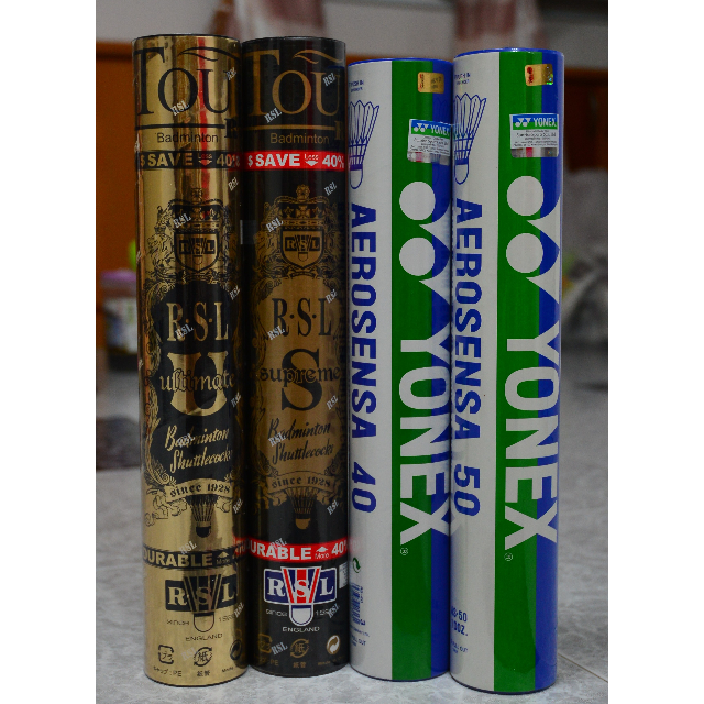 Yonex AS 40 / 50 & RSL Ultimate / Supreme Badminton ...