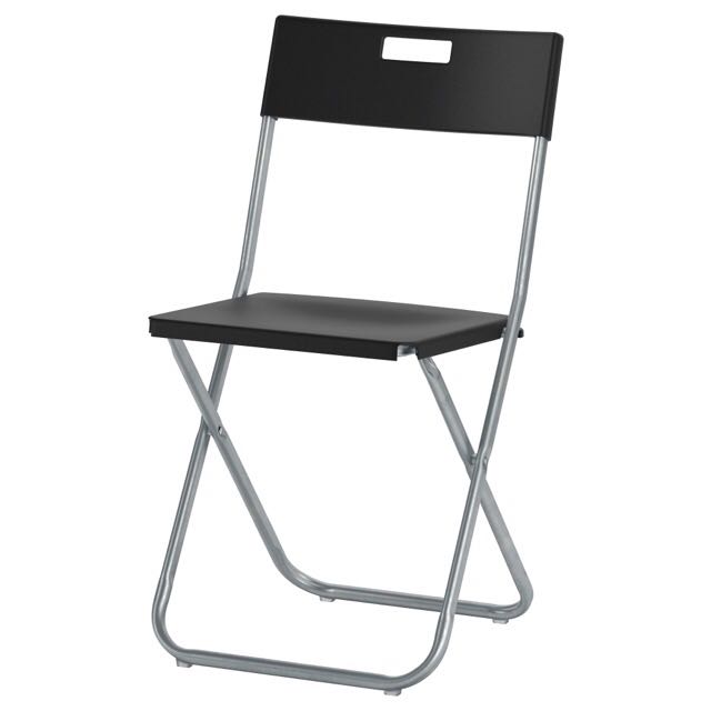 Bundle Sale Ikea 4ft Folding Table 1 Folding Chair 1