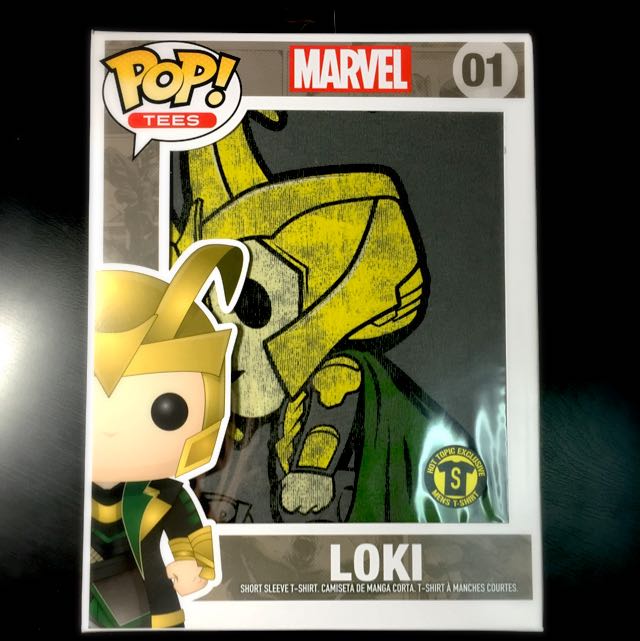 Funko Marvel Pop Tee Shirt ! Loki T 