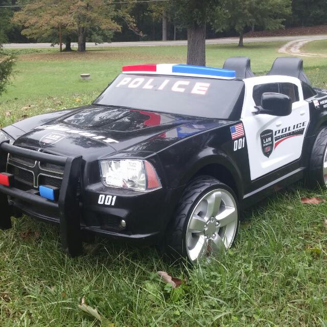 kid trax dodge police car