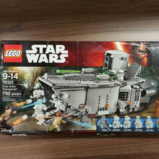 Lego Star Wars Force Awakens Set 73103 First Order Transporter