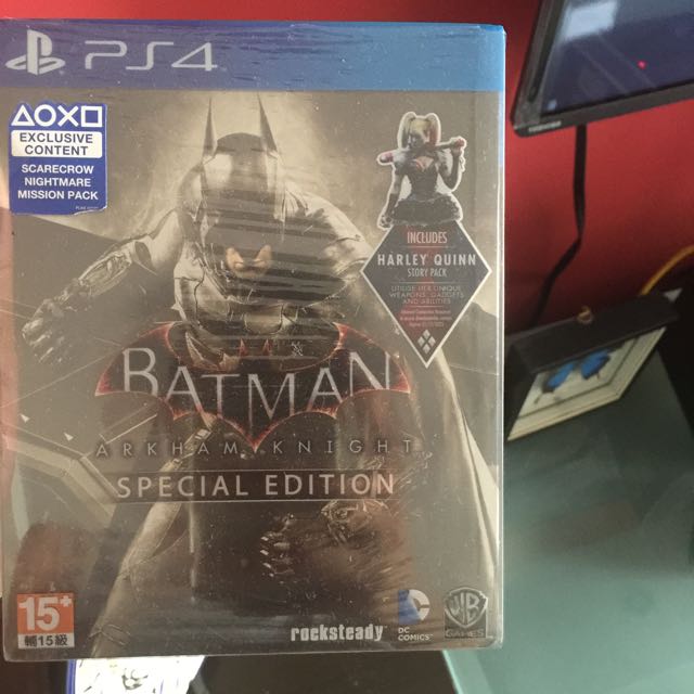 PS4 Arkham Knight Steelbook Edition R3 (Codes Unredeemed), Hobbies ...