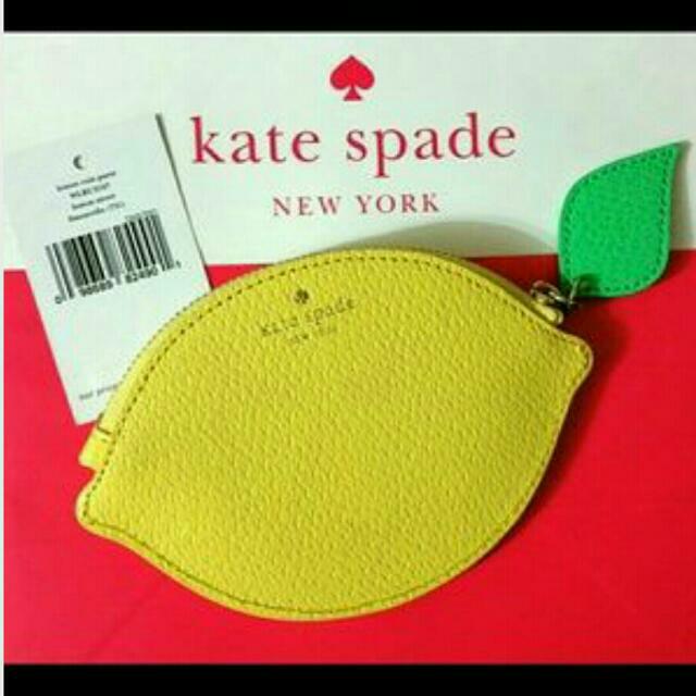 BNIB Kate Spade lemon coin pouch, Women's Fashion, Bags & Wallets, Purses &  Pouches on Carousell