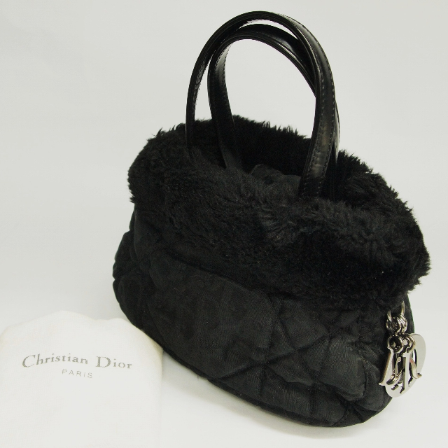 dior fur bag