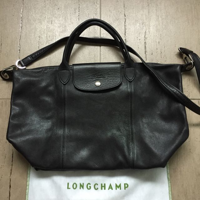 Pre Loved Authentic Longchamp Le Pliage Cuir Leather Luxury On Share This Listing