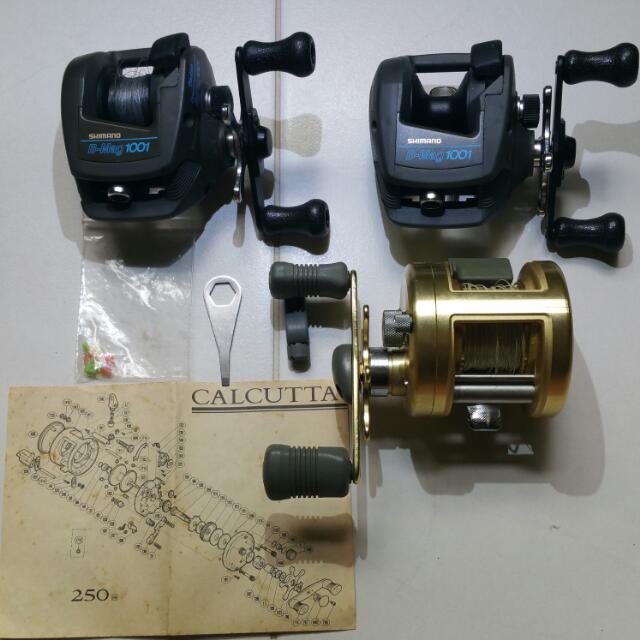 Fish Reel, Shimano Bait Casting. Pre Own, use a few times. Working  Condition - 10/10, Exterior
