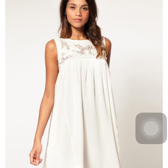 embellished swing dress