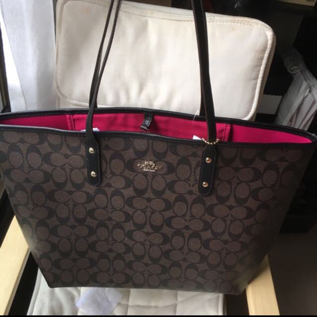 Coach open tote bag best sale