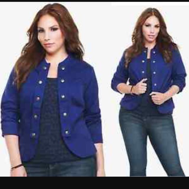 plus size military jacket