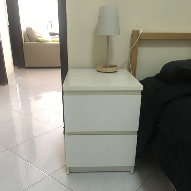 Ikea Malm Chest Of 2 Drawers White Furniture On Carousell