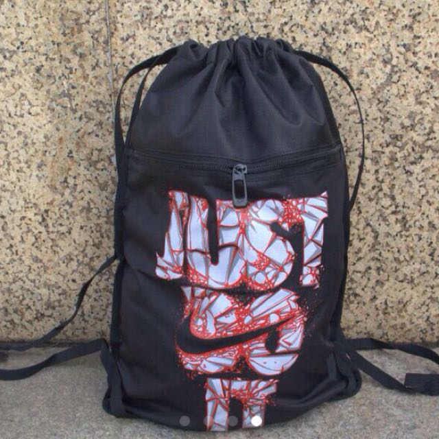 Nike Soccer Drawstring Bag, Sports Equipment, Sports & Games, Racket