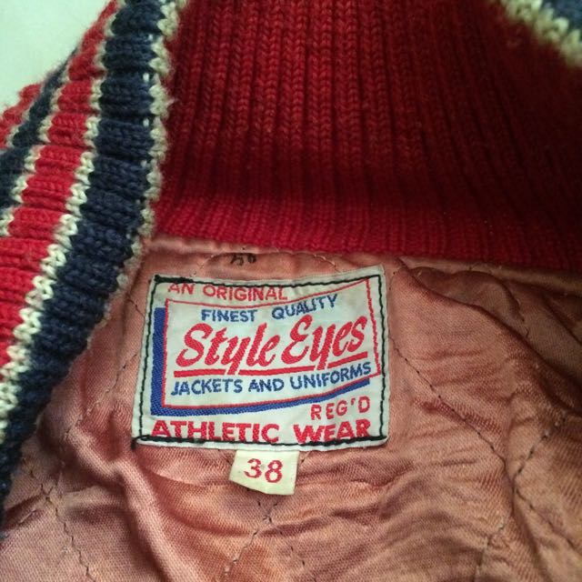 Style eyes varsity best sale jacket