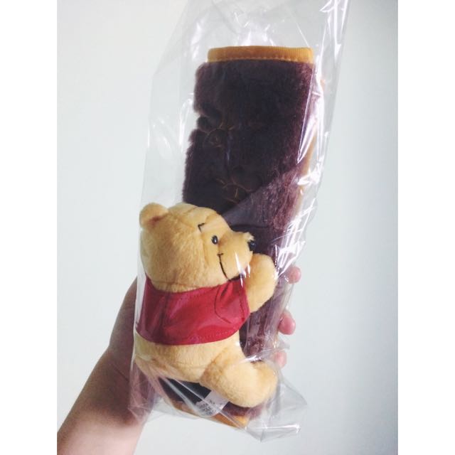 Winnie The Pooh Baby Seat Belt Strap Covers Car Highchair Stroller Pram 