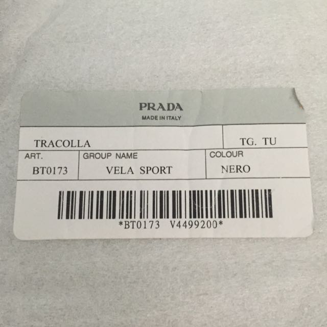 Price Reduced 100 Authentic Prada Vela Sport Backpack Luxury on Carousell
