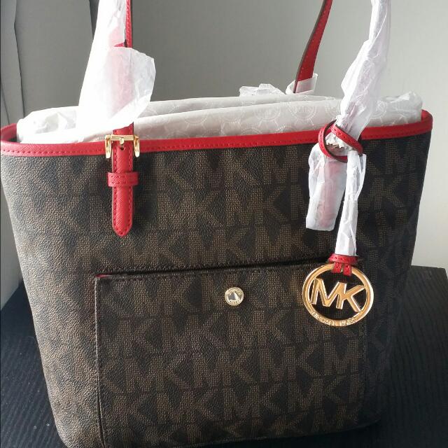 mk monogram tote