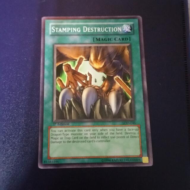 YuGiOh! Stamping Destruction, Hobbies & Toys, Toys & Games on Carousell