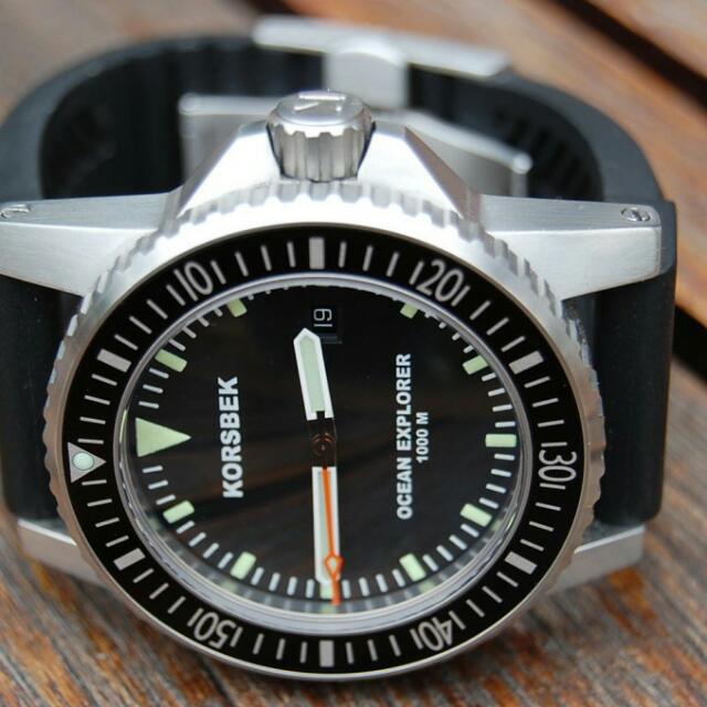 Korsbek Ocean Explorer 1000m Diver watch only 100 pcs worldwide Super Limited Edition Mobile Phones Gadgets Wearables Smart Watches on Carousell
