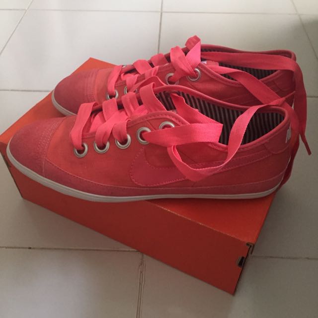 hot pink canvas shoes