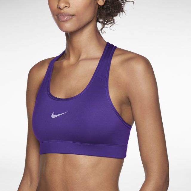 Nike Pro Sports Bra (Purple), Sports Equipment, Sports & Games, Water Sports  on Carousell
