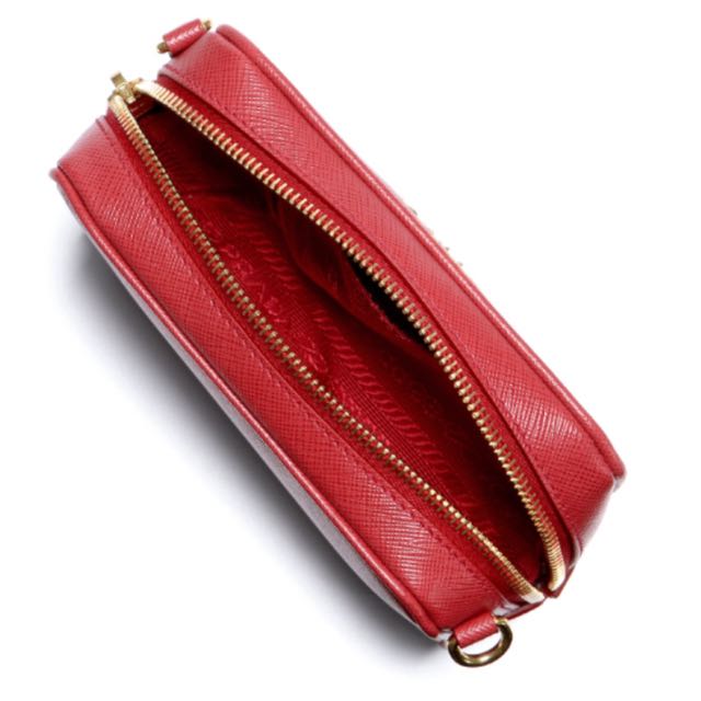 Prada Saffiano Fuoco Chain Bag – SFN