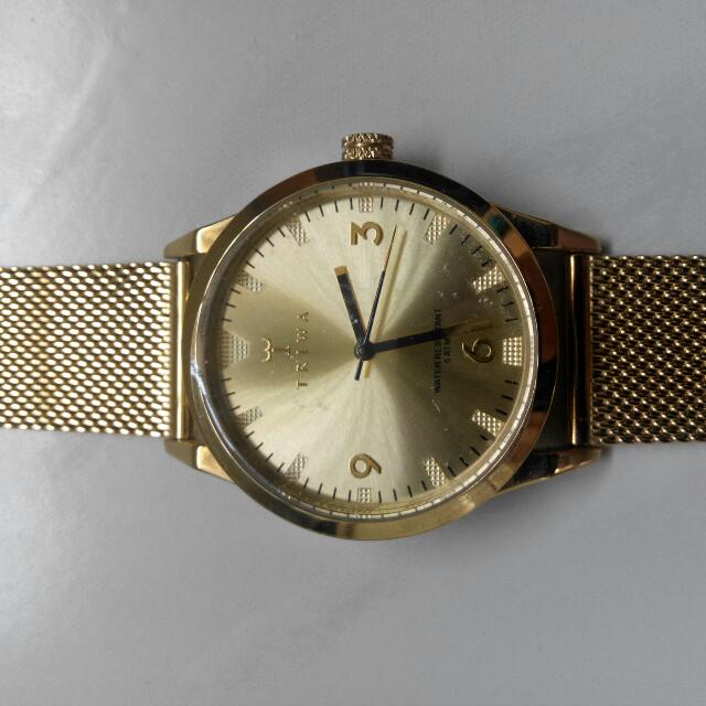 Triwa 2024 gold watch