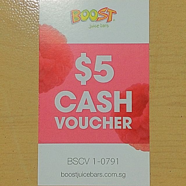 Boost juice voucher hotsell