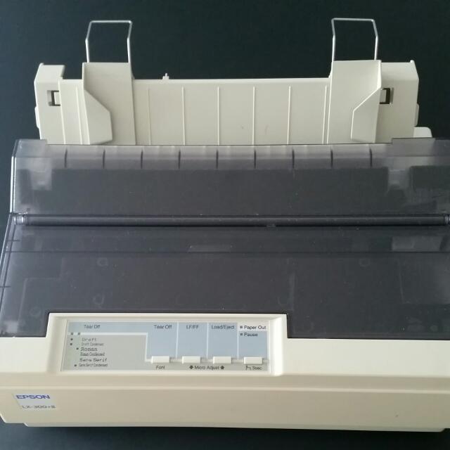 Epson LX300+II Dot Matrix Printer with FOC printing paper, Computers