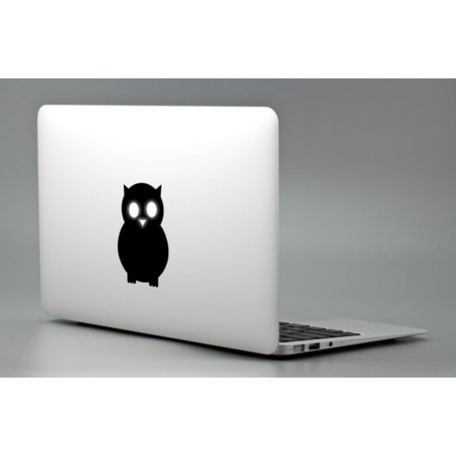 Mac Book Decal Stickers Owl Eyes Glowing Electronics On Carousell