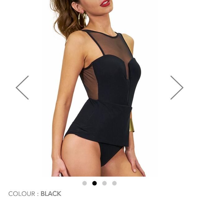 peplum swimming costume