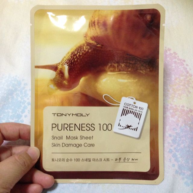 Tony Moly Pureness 100 Snail Mask Sheet, Beauty & Personal Care, Face