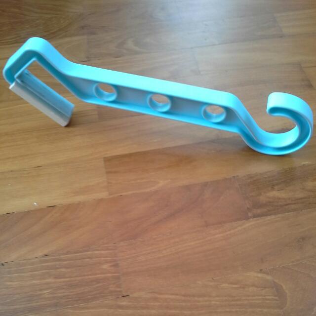 Used DAISO laundry Hanger Holder over the Door, Furniture & Home Living