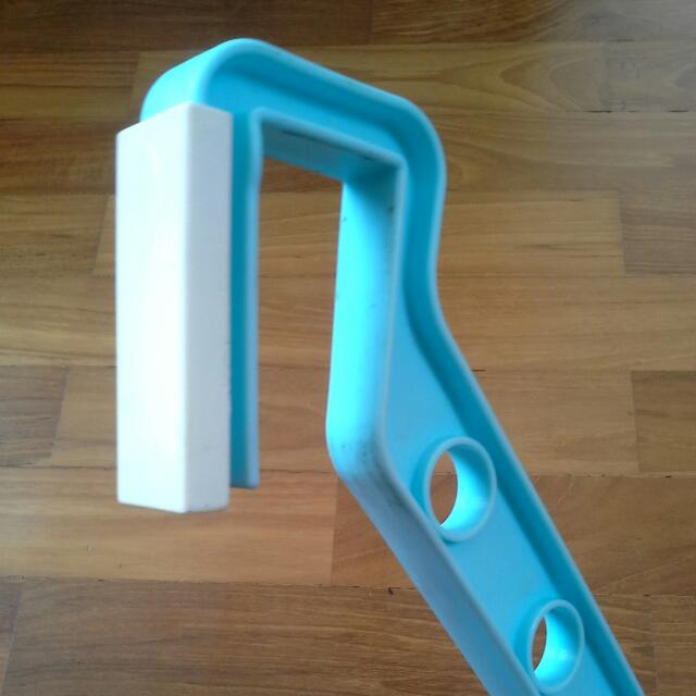 Used DAISO laundry Hanger Holder over the Door, Furniture & Home Living