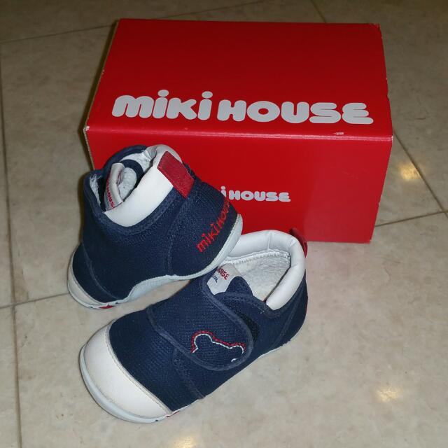 infant navy blue shoes