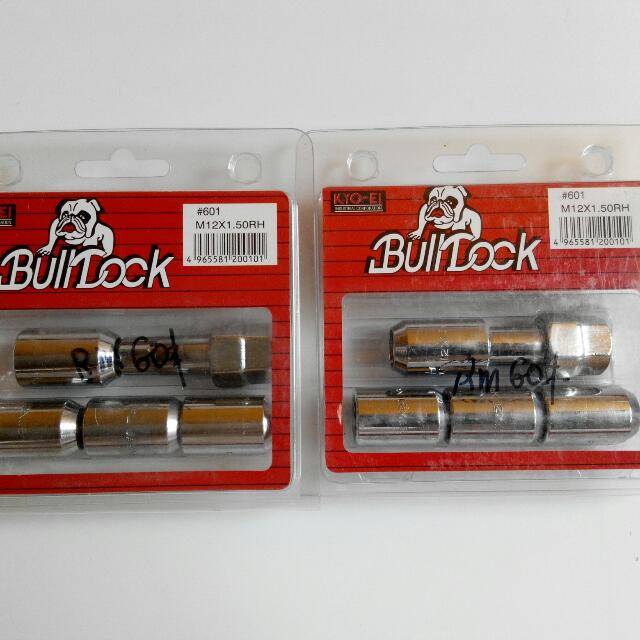 Bulldock Security Locknut For Rims, Auto Accessories on Carousell