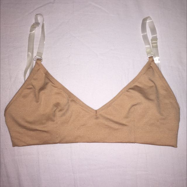 clear back sports bra