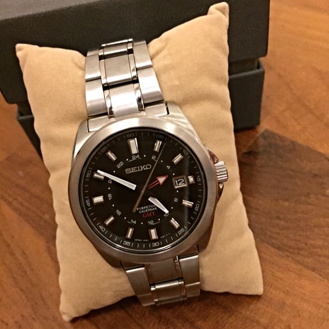 Seiko SBQJ015 Perpetual Calendar Watch, Mobile Phones & Gadgets, Wearables  & Smart Watches on Carousell