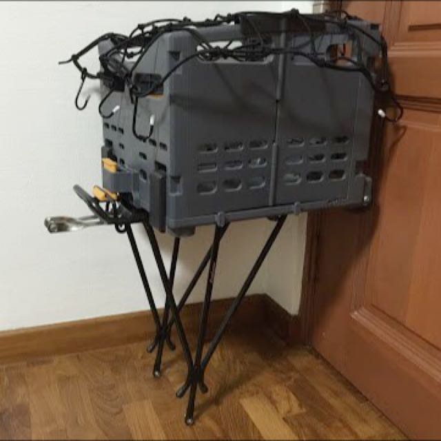 topeak trolley tote mtx rear folding basket