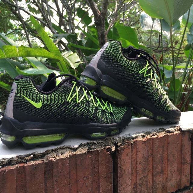 Nike air max 95 ultra jacquard green deals