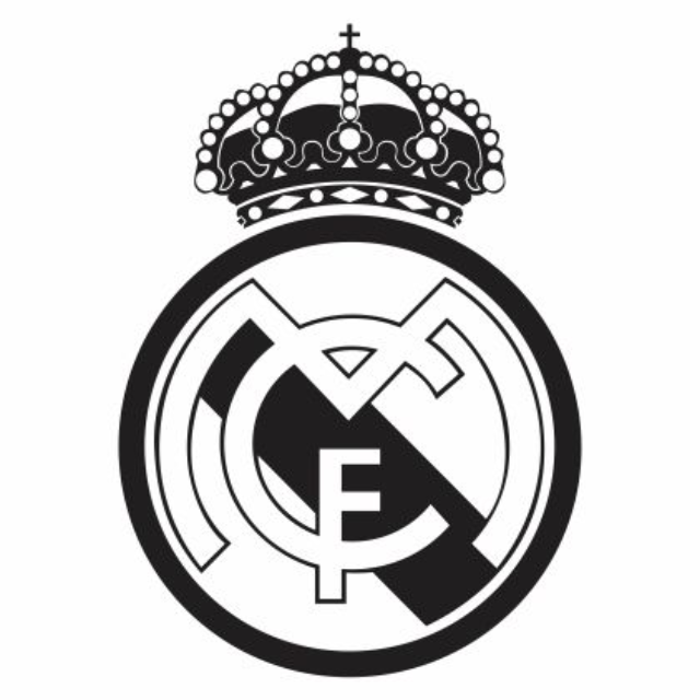 Real  Madrid  Logo  Black  And White  Pin di Wallpapers and 