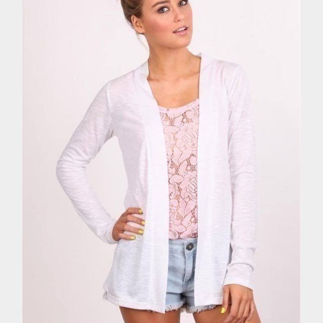 cotton on white cardigan