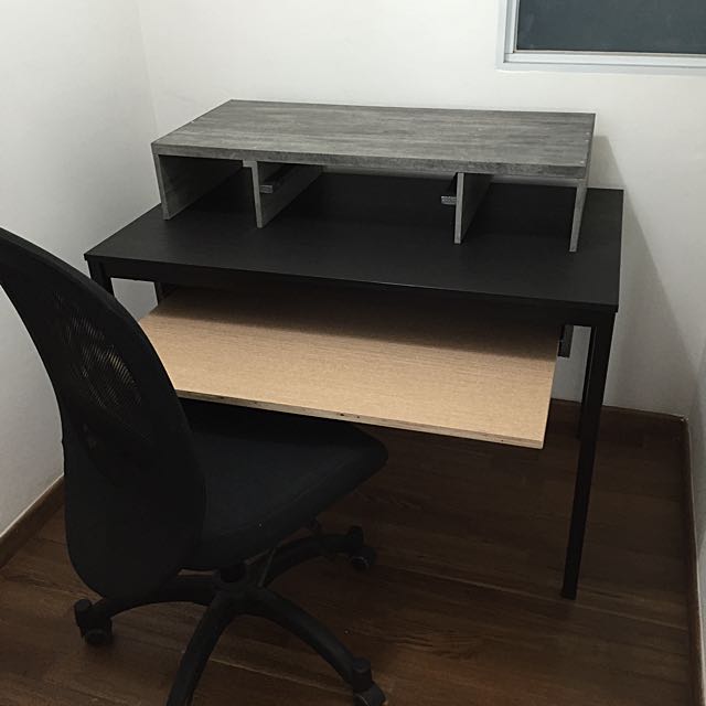 Custom Studio Desk With Studio Chair Sold Music Media On Carousell