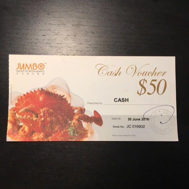 Jumbo Voucher, Tickets & Vouchers, Vouchers on Carousell