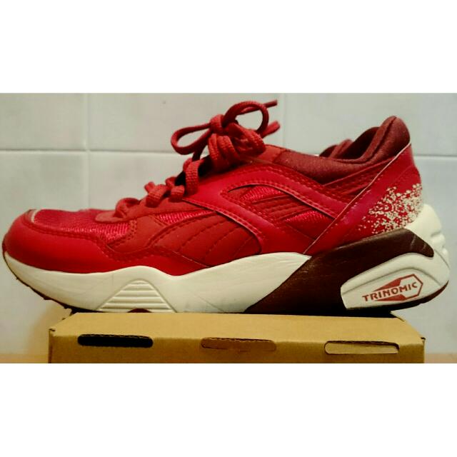 Puma trinomic r698 clearance womens red