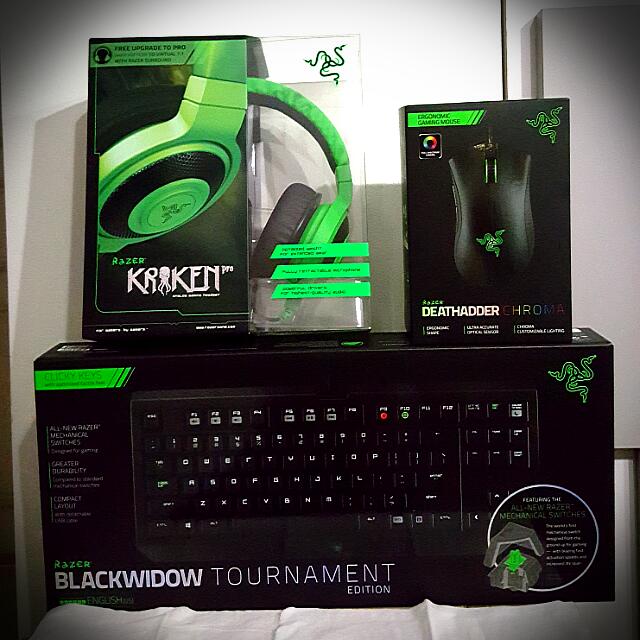 Razer Gaming Set Electronics On Carousell