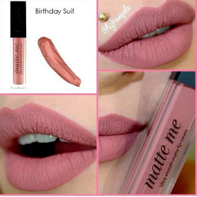 matte me birthday suit