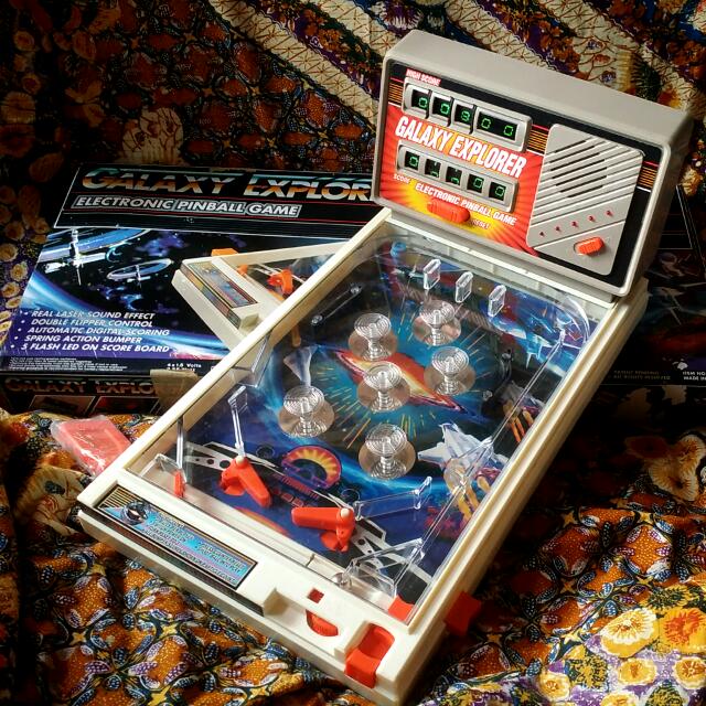 galaxy explorer electronic pinball game