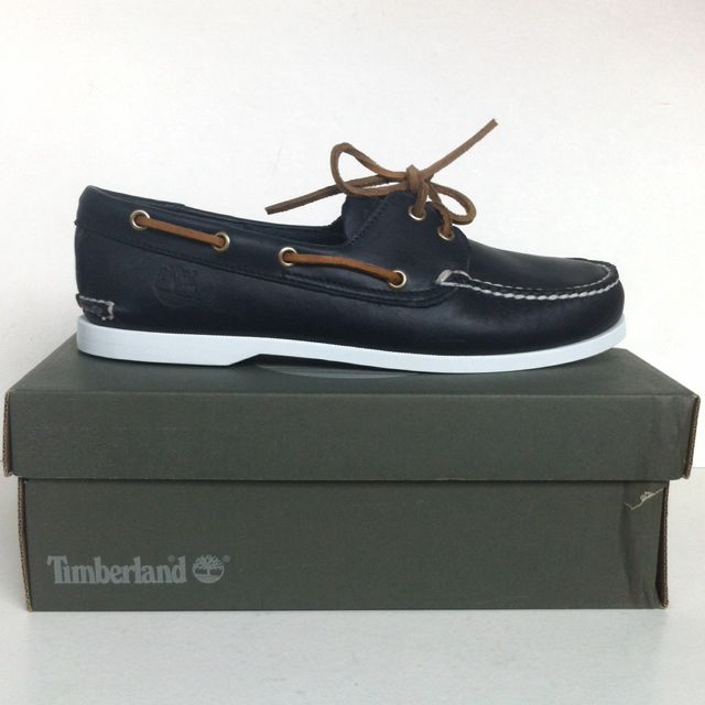 timberland boat shoes navy blue