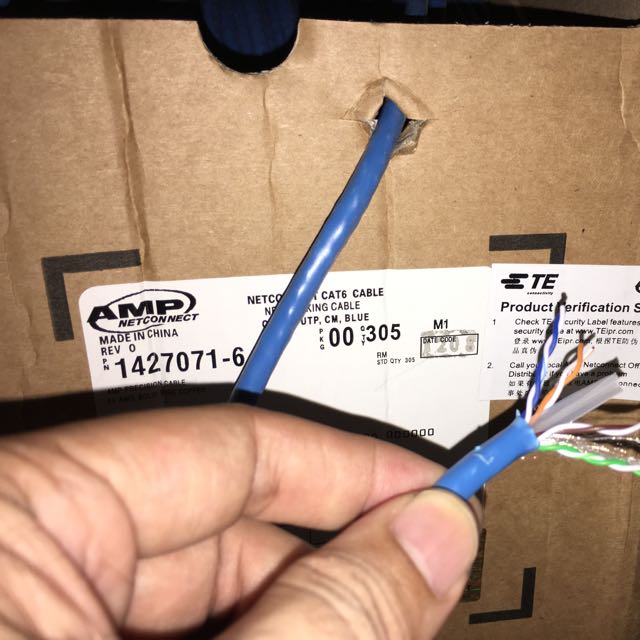 Custom length CAT6 and CAT5E lan cable, Everything Else on Carousell